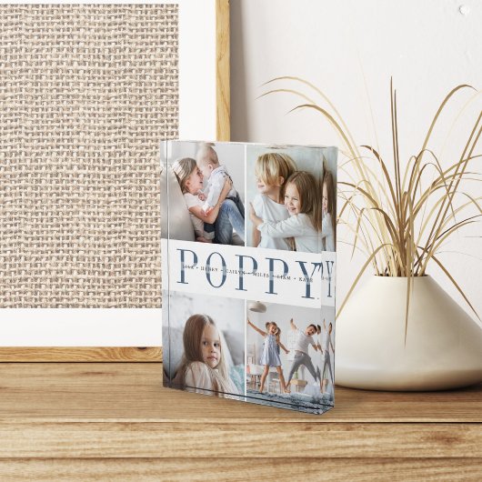 Aangepaste poppengrootkinderen fotoblokken