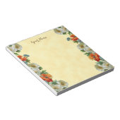 Aangepaste  Poppies en Cornflowers Notitieblok (Schuin)