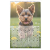 Aangepaste Poppy-hond 2026-kalender Kalender (Feb 2027)