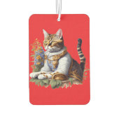 Aangepaste Portret Rechthoek Luchtverfrisser, Pine Luchtverfrisser (Achterkant)