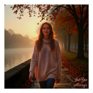 Aangepaste Portret van Haar – Een Speciale Cadeau Perfect Poster