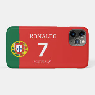 Aangepaste Portugal Voetbal Vlag Hoesje - Geperson