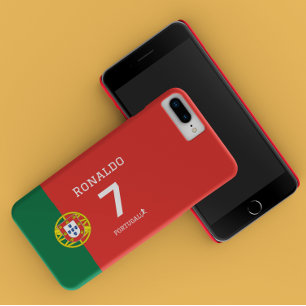 Aangepaste Portugal Voetbal Vlag Hoesje - Geperson