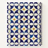 Aangepaste Portugese Tegels Azulejo Recipe Notitieboek (Achterkant)