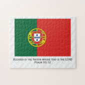 Aangepaste Portugese vlag Legpuzzel (Horizontaal)