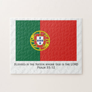Aangepaste Portugese vlag Legpuzzel