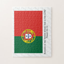 Aangepaste Portugese vlag Legpuzzel