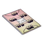 Aangepaste posities voor Netball Player Notitieboek (Rechterzijde)