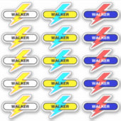 Aangepaste positieve naam van jou - 15 schoolstick sticker (Voorkant)