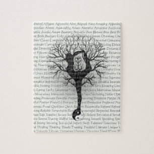 Aangepaste positieve woordbevestiging legpuzzel