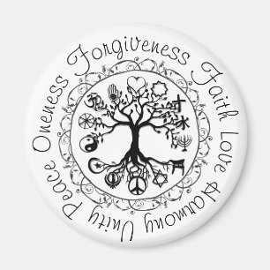 Aangepaste positieve woorden magneet