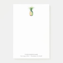 Aangepaste Post Het Notities Waterverf Pineapple Post-it® Notes