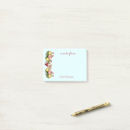 Aangepaste  Post-it® notes Charm (Op bureau)