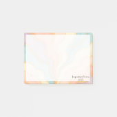 Aangepaste Post-it Notes met bewerkbare tekst (Voorkant)