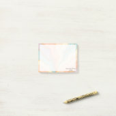 Aangepaste Post-it Notes met bewerkbare tekst (Op bureau)