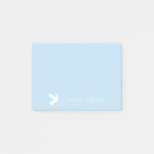 Aangepaste Post-it® notes met witte doven (Voorkant)