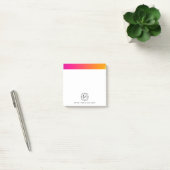 Aangepaste Post-it® notes Monogrammen (Kantoor)