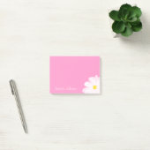 Aangepaste Post-it® notes roze met dagbloem (Kantoor)