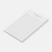 Aangepaste Post-it® notes voor takenlijst | Grijs (Schuin)
