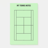 Aangepaste Post-it® notes voor tennisspeler en -co (Voorkant)