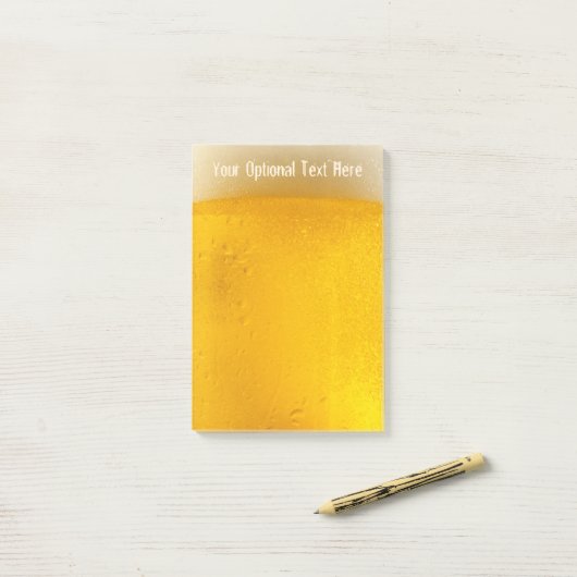 Aangepaste Post-it-notities BIER Post-it® Notes (Op bureau)