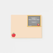 Aangepaste Post-it notities - Chalkboard en Apple Post-it® Notes (Voorkant)