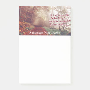 Aangepaste Post-it-notities voor levensprijsopgave Post-it® Notes
