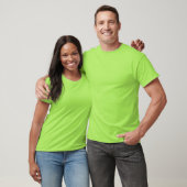 Aangepaste Post-Run Iced Matcha Club Retro T-Shirt (Unisex)