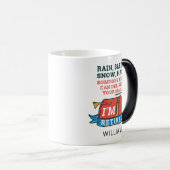 Aangepaste postarbeider in ruste Postbus - Aangepa Magische Mok (Voorkant rechts)