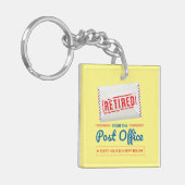 Aangepaste postboontroeping Mailman Sleutelhanger (Voorkant Links)