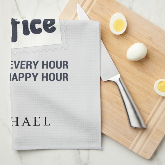 Aangepaste postboontroeping Mailman Theedoek (Quarter Fold)