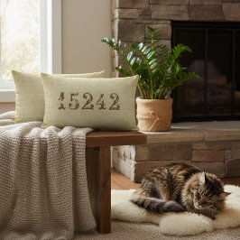 Aangepaste postcode Decoratief Kussen