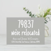 Aangepaste postcode Details toevoegen We zijn verh Aankondiging (Staand voorkant)