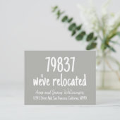 Aangepaste postcode Details toevoegen We zijn verh Feestdagenkaart (Staand voorkant)