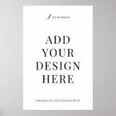 Aangepaste Poster afdrukken 24x36" Muurteken (Voorkant)