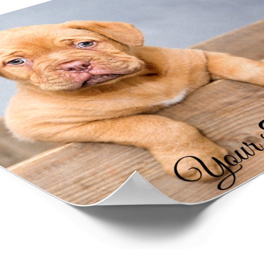 Aangepaste Poster foto afdrukken. (Hoek)