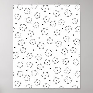 Aangepaste poster Halfglans Minimalistisch D