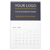 Aangepaste Poster Kalender Branded Kantoor Wall Pr (Jan 2026)