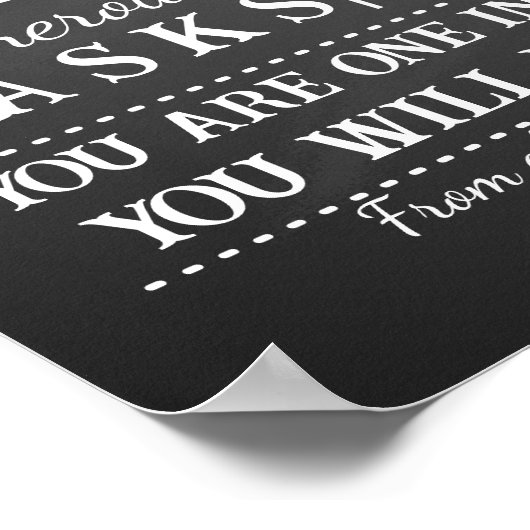 Aangepaste Poster voor pensionering afdrukken (Hoek)