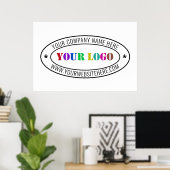 Aangepaste Poster voor zakelijke Logo (Thuiskantoor)