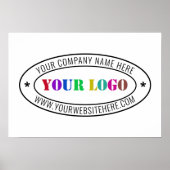 Aangepaste Poster voor zakelijke Logo (Voorkant)