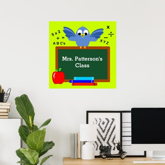 Aangepaste Posters voor klaslokalen (Thuiskantoor)