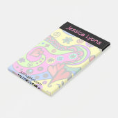 Aangepaste postit Notes-rondjes, harten, bloemen Post-it® Notes (Schuin)