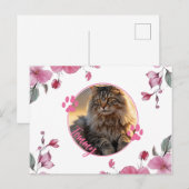 Aangepaste postkaart met huisdierfoto en naam – Bl (Voorkant / Achterkant)