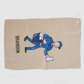 Aangepaste postpostbrief postbus postbus golfhanddoek (Horizontaal)