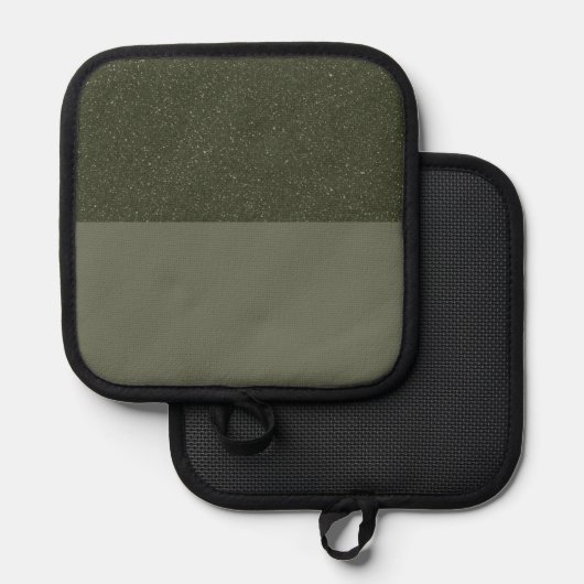aangepaste pothouder | Sparkle Top Design Pannenlap (Voorkant / Achterkant)