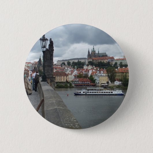Aangepaste Praag/Praag-knop Ronde Button 5,7 Cm (Voorkant)