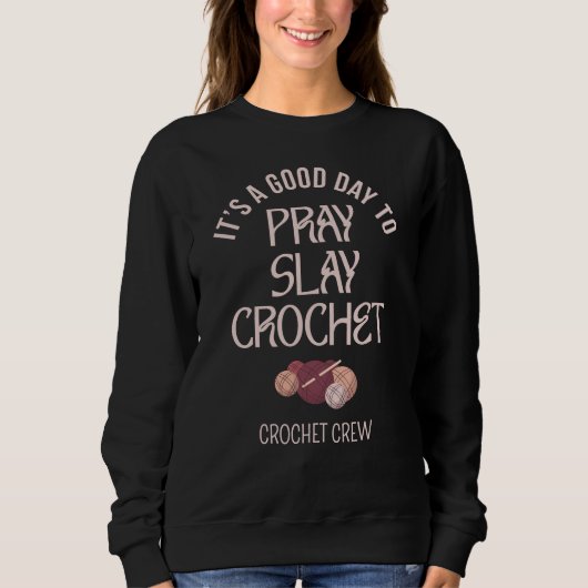 Aangepaste PRAY SLAY HAKELOOD Trui (Voorkant)