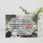 Aangepaste pre-/Grand Opening Restaurant nodigt ui Kaart (Staand voorkant)