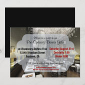 Aangepaste pre-/Grand Opening Restaurant nodigt ui Kaart (Voorkant / Achterkant)